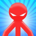 Red Stickman vs Monster School